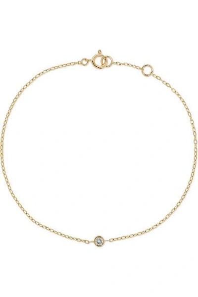 Stone And Strand 14-karat Gold Diamond Bracelet