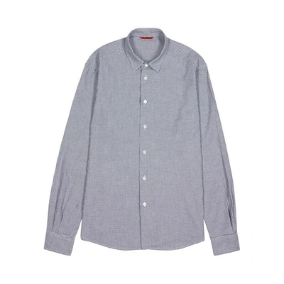 Barena Venezia Checked Cotton Shirt In Grey