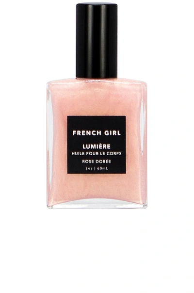 French Girl Lumiere Shimmer Oil In Rose Doree