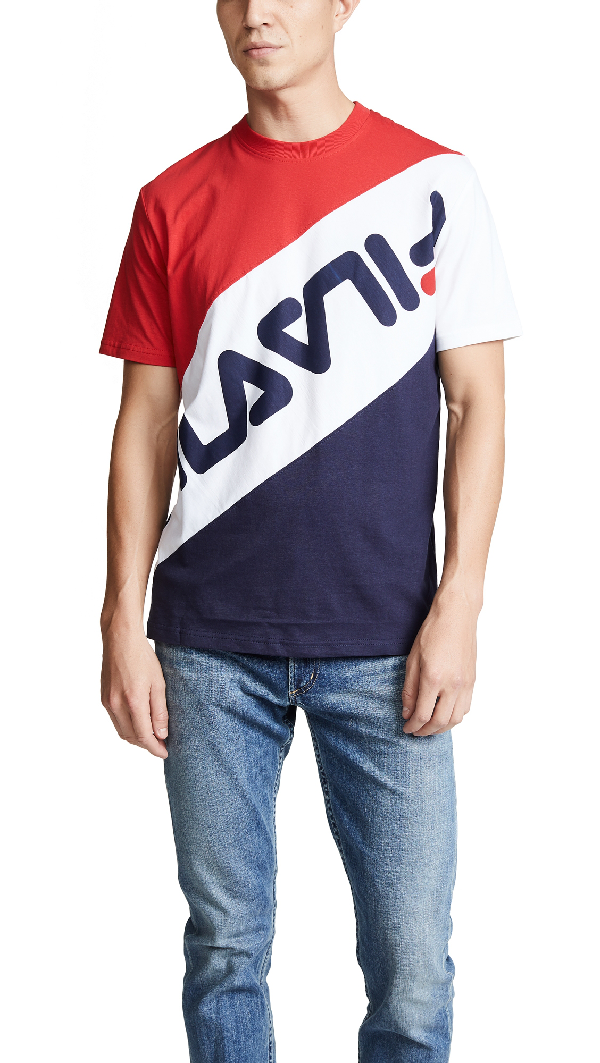 fila colorblock shirt