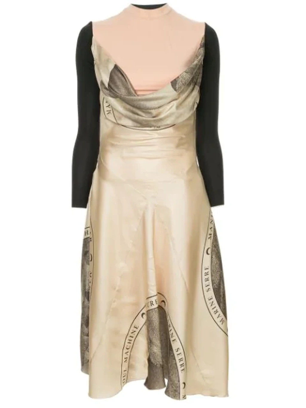 polka dots dress Polka-dot Tie-back Dress