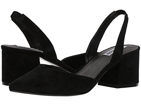 slingback block heels black