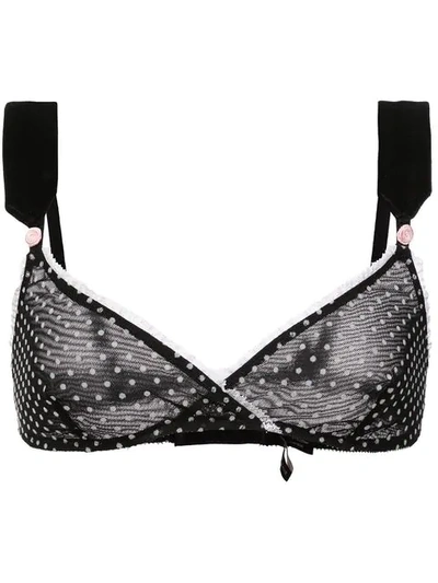 Morgan Lane Louise Soft Bra In Noir