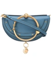 Chloé Nile Minaudière Bracelet Bag - Blue