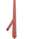 Burberry Modern Cut Check And Equestrian Knight Silk Tie - Red