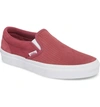 Vans Classic Slip-on Sneaker In Dry Rose/ Emboss Suede