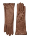 Portolano Classic Leather Gloves In Pine Brown
