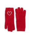 Portolano Crystal-embellished Gloves In Poppy Red