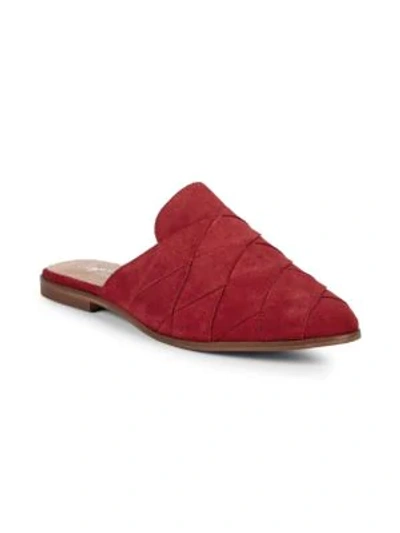 Seychelles Existence Suede Mules In Red