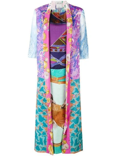 Rianna + Nina Shell Print Kimono Style Kaftan - Multicolour
