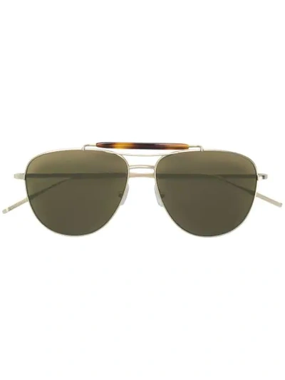 Tomas Maier Eyewear Aviator Sunglasses - Metallic