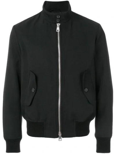 Ami Alexandre Mattiussi Patch Pockets Zipped Jacket In Black