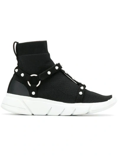 Kendall + Kylie Cage High Top Trainers In Black