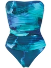 Lygia & Nanny Printed Melissa Swimsuit In Blue