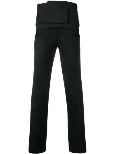 D.gnak By Kang.d D.gnak Perfectly Fitted Trousers - Black