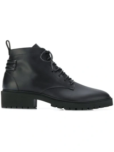 Giuseppe Zanotti Platform Combat Boots In Black