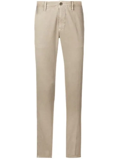 Incotex Slim-fitted Jeans In Neutrals