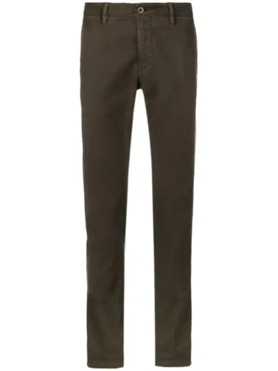 Incotex Slim-fit Trousers - Green In Green