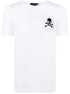 Philipp Plein Embroidered Skull T-shirt - White