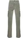 Jacob Cohen Academy Cargo Trousers In Green
