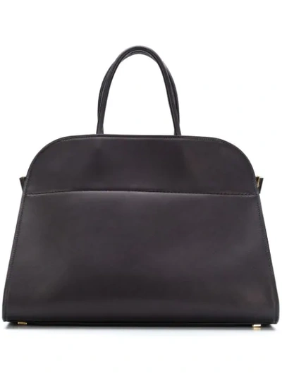 The Row Margaux Tote Bag In Black