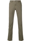 Incotex Skinny Trousers In Green