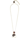 Lanvin Long Pendant Necklace - Metallic