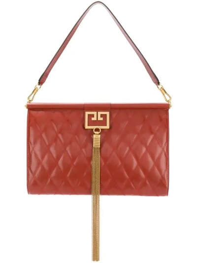 Givenchy Gem Quilted Bag - Red