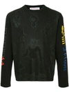 Walter Van Beirendonck Sun & Moon Sweatshirt In Black