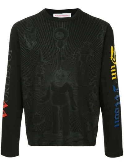 Walter Van Beirendonck Sun & Moon Sweatshirt In Black