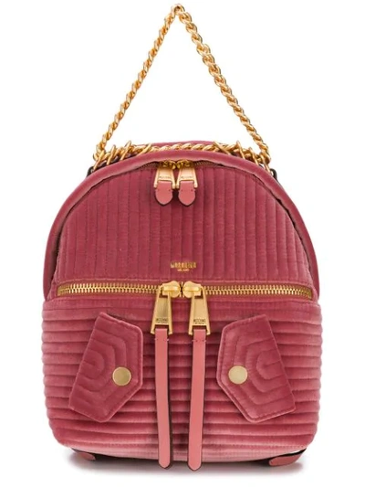 Moschino B-pocket Backpack - Pink
