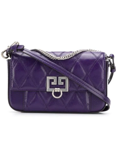 Givenchy Llg Clutch Bag In Purple
