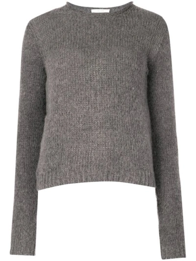 The Row Droi Cashmere-blend Sweater In Grey