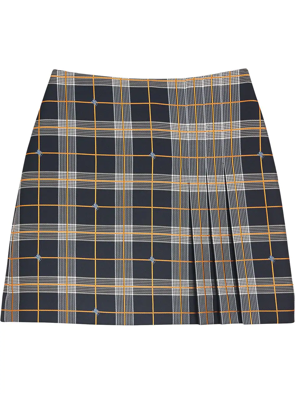 burberry check mini skirt