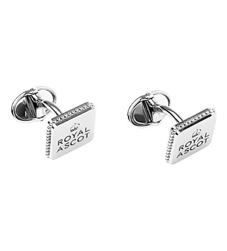 Links Of London Ascot Sterling Silver Royal Logo Cufflinks Modesens