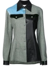 Joshua Millard Patchwork Tailored Shirt - Black