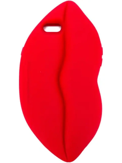 Stella Mccartney Lips Iphone 6 Case In Red