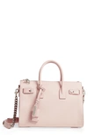 Saint Laurent Sac De Jour Baby Supple Bonded Carryall Tote Bag In Marble Pink