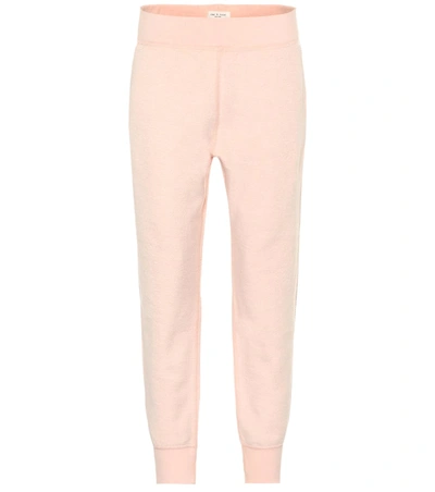 Rag & Bone Cotton-blend Terry Sweatpants In Pink