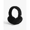 Ugg Sheepskin Bluetooth Earmuffs In Black