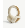 Ugg Sheepskin Bluetooth Earmuffs In Chestnut