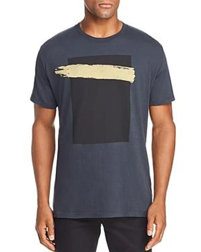 Vestige Stripe Tee In Carbon