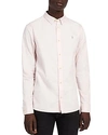 Allsaints Redondo Slim Fit Button-down Shirt In Pale Pink