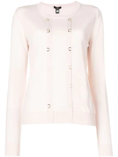 Cavalli Class Hoops Embellished Jumper In Pink