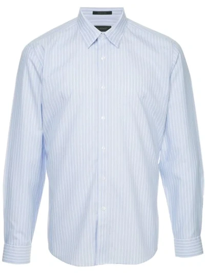 D'urban Striped Shirt In Blue