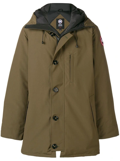 Canada Goose Hooded Jacket In Green