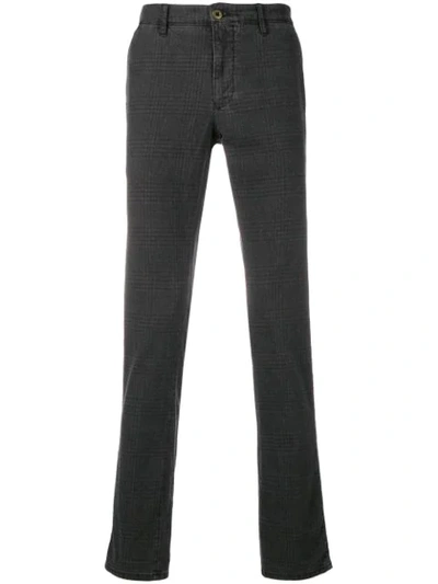 Incotex Check Straight-fit Jeans - Grey