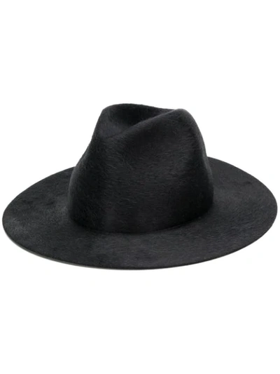 Federica Moretti Classic Hat In Black