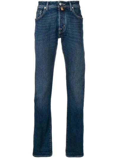 Jacob Cohen Straight Leg Jeans In Blue