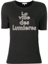 Frame 'la Ville Des Lumieres' Printed T-shirt - Black